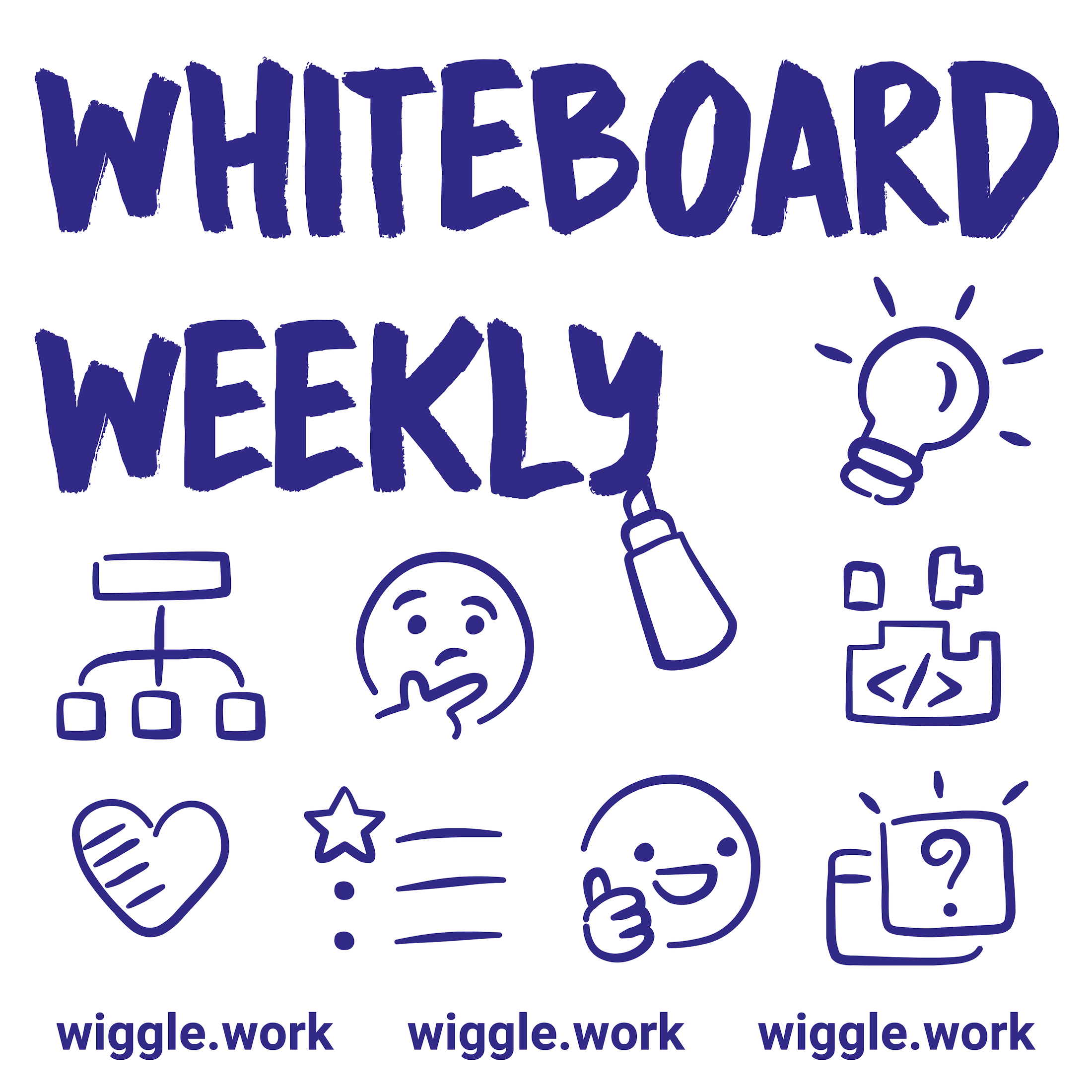 Whiteboard text graphic